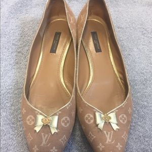 Louis Vuitton flats. Needs a bit of TLC.